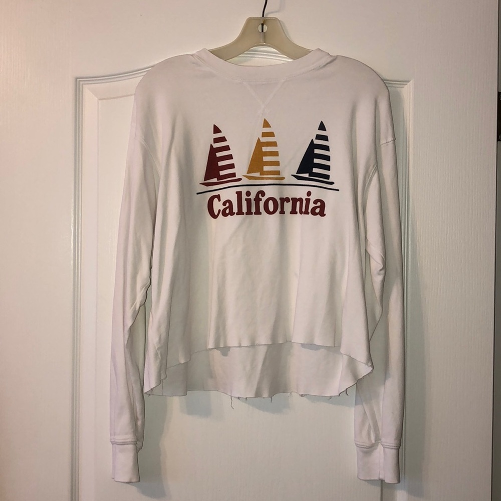 Cropped Long Sleeve Top (BRANDY MELVILLE)